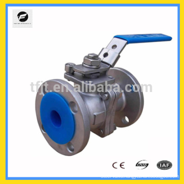 Stainless Steel304 SS316 2PC and 3pcs Flange Ball Valve with Mounting Pad CWX-series Stainless Steel304 SS316 2PC Flange B